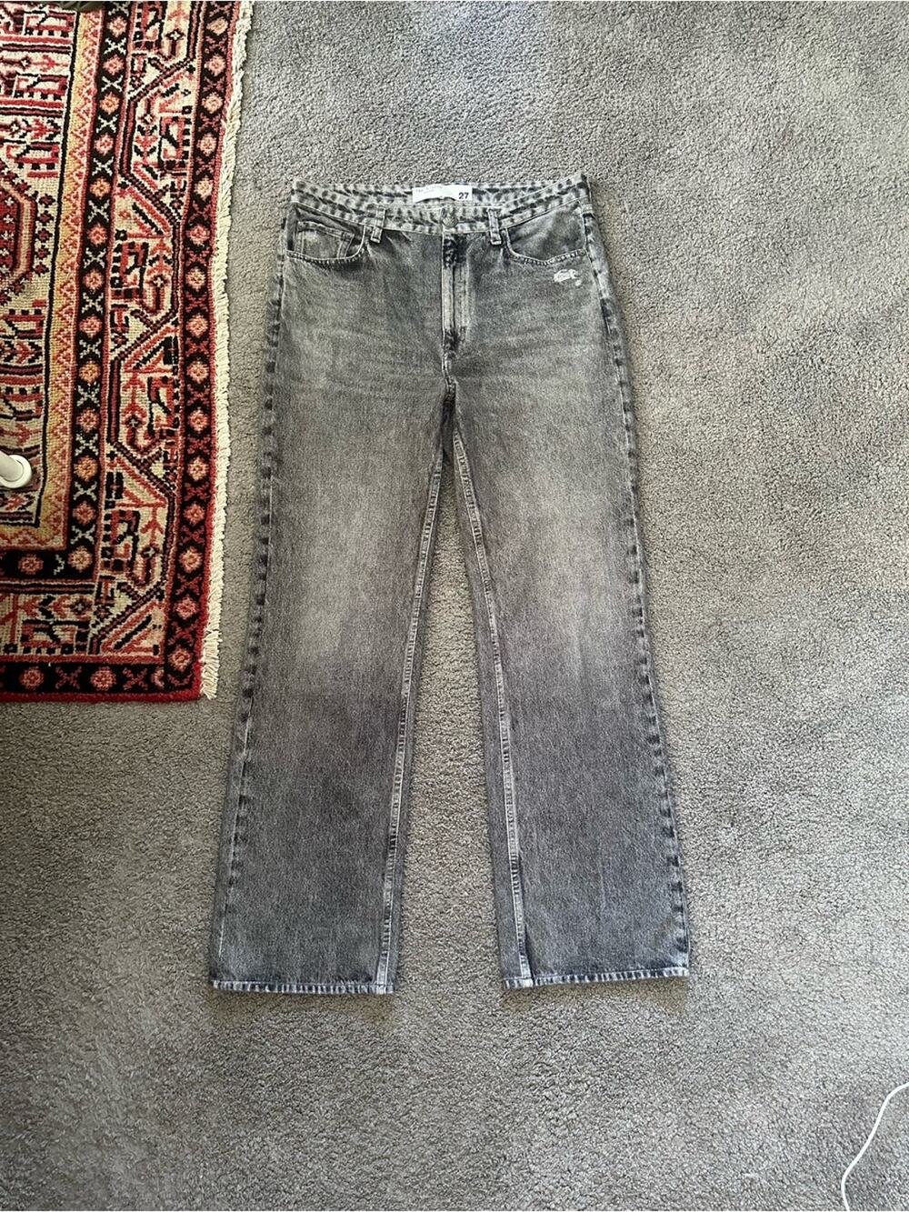 rag & bone Miramar Shea Relaxed Straight Leg Sweatpants Jeans